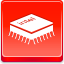 Microprocessor Red icon