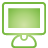 Monitor green icon