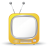 Yellow Mini TV-48