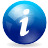 Info blue sphere Icon