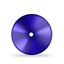 Disk DVD Blue icon