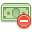 Money Delete icon