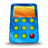 Calculator blue-48