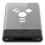 HDD Grey Firewire W icon