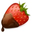 Strawberry Chocolate Icon