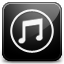 iTunes black icon