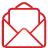Mail Open red icon