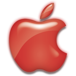 Apple Logo Red