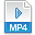 File Extension Mp4 icon