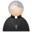 Priest grey icon