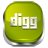 Digg green button-48