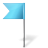Map Marker Flag 4 Left Azure-48