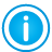 Information Frame blue icon