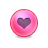 Heart round Icon