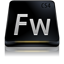 Adobe Fireworks CS4 Black icon