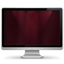 My Computer dark red icon