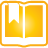 Book Open Bookmark yellow icon
