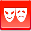 Theater Symbol Red icon
