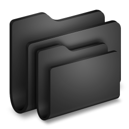 Folders Black-256