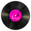 Vinyl pink icon