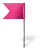 Map Marker Flag 4 Left Pink-48