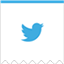 Twitter ribbon icon