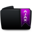 Folder black ajax icon