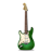 Stratocaster guitar green-48