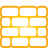 Wall yellow icon