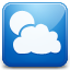 Weather blue icon