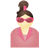 Sunglass woman pink-48