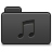 Music Folder Grey icon