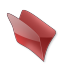 Dossier rouge icon