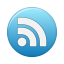 rss blue icon