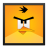 Yellow Angry Bird Black Frame-48