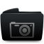 Folder black photos icon