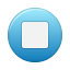 button blue stop icon
