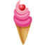 Pink Ice Cream  Cone icon