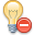 Lightbulb Delete icon