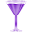Wineglass purple-32