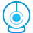 Web Cam blue icon