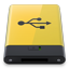 HDD Yellow USB icon