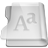 Aluminium font-48