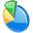 Glossy Pie Chart icon
