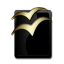 OpenOffice Black and Gold icon