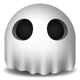 Ghost emoticon-256