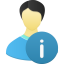 Male User Info icon