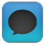 Message Black And Blue icon
