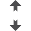 Move Vertical Alt1 Vector Icon