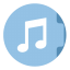 Music Folder Circle icon